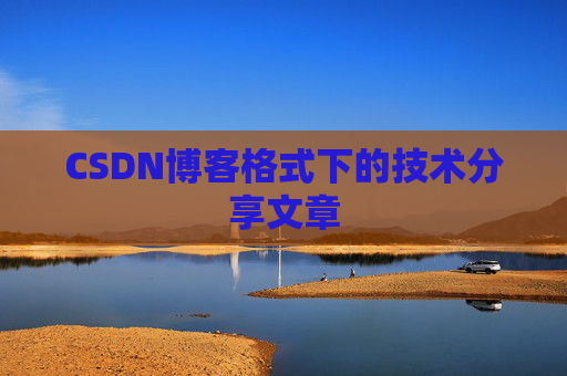 CSDN博客格式下的技术分享文章